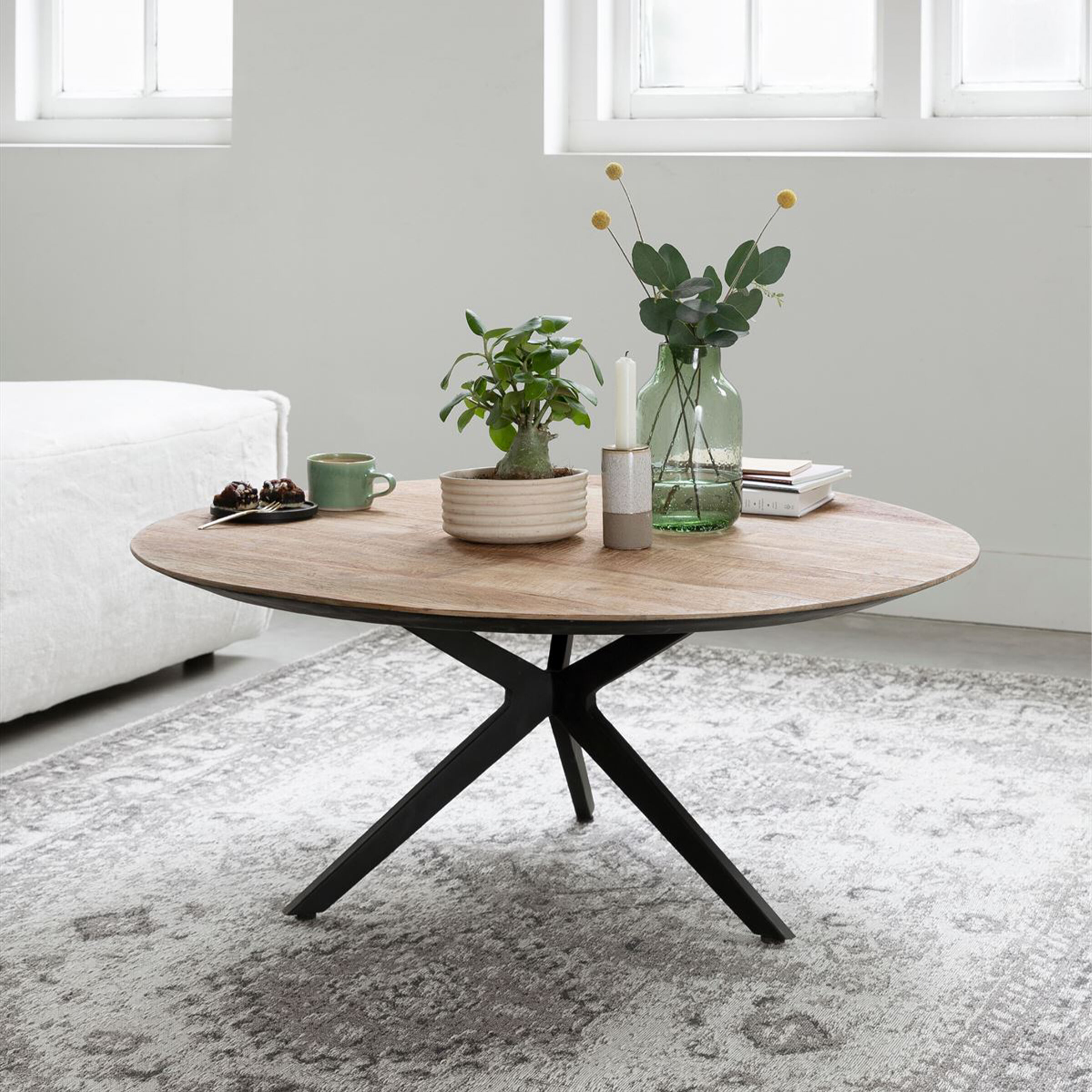 DTP Home Ronde Salontafel Metropole Teakhout