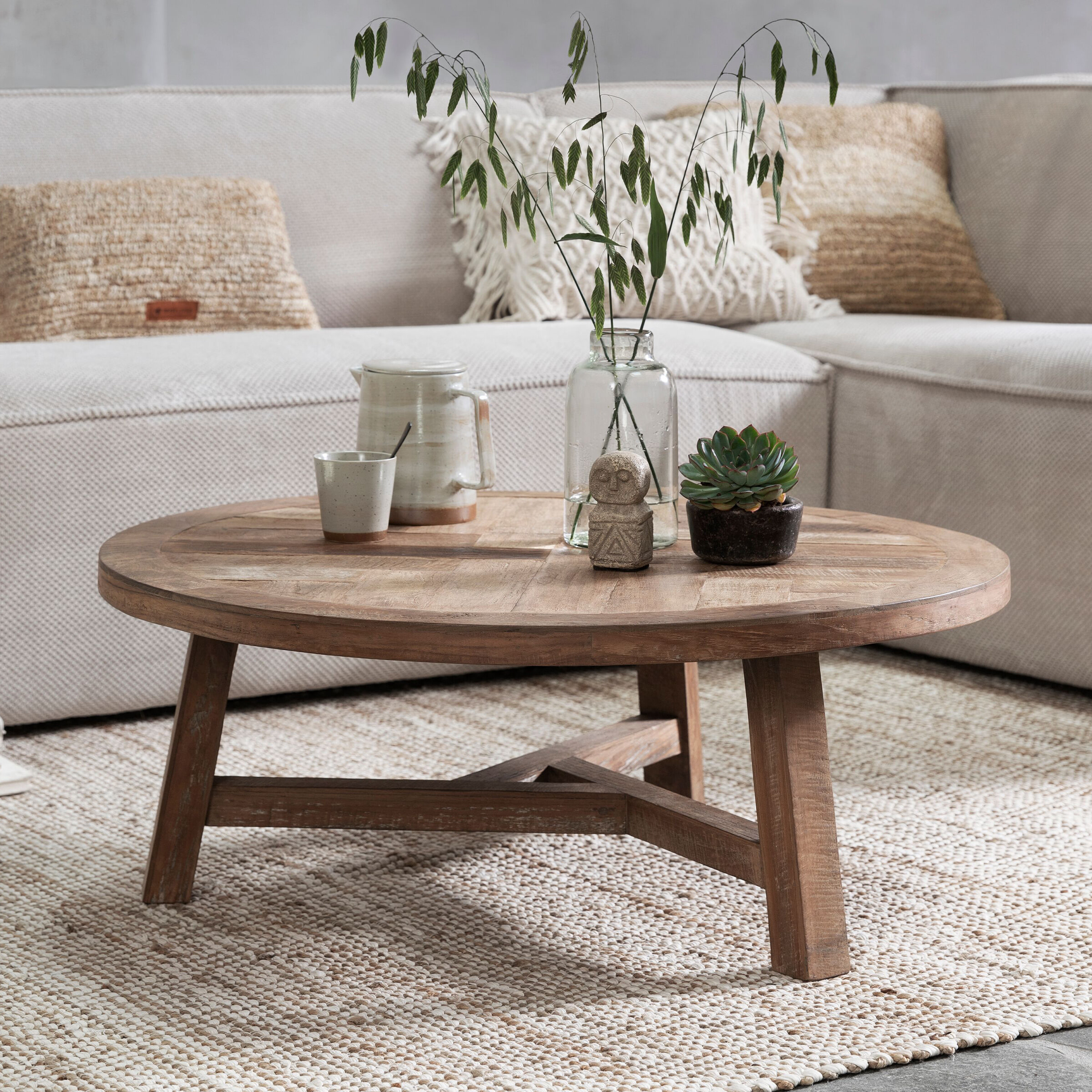 DTP Home Ronde Salontafel Monastery Teakhout