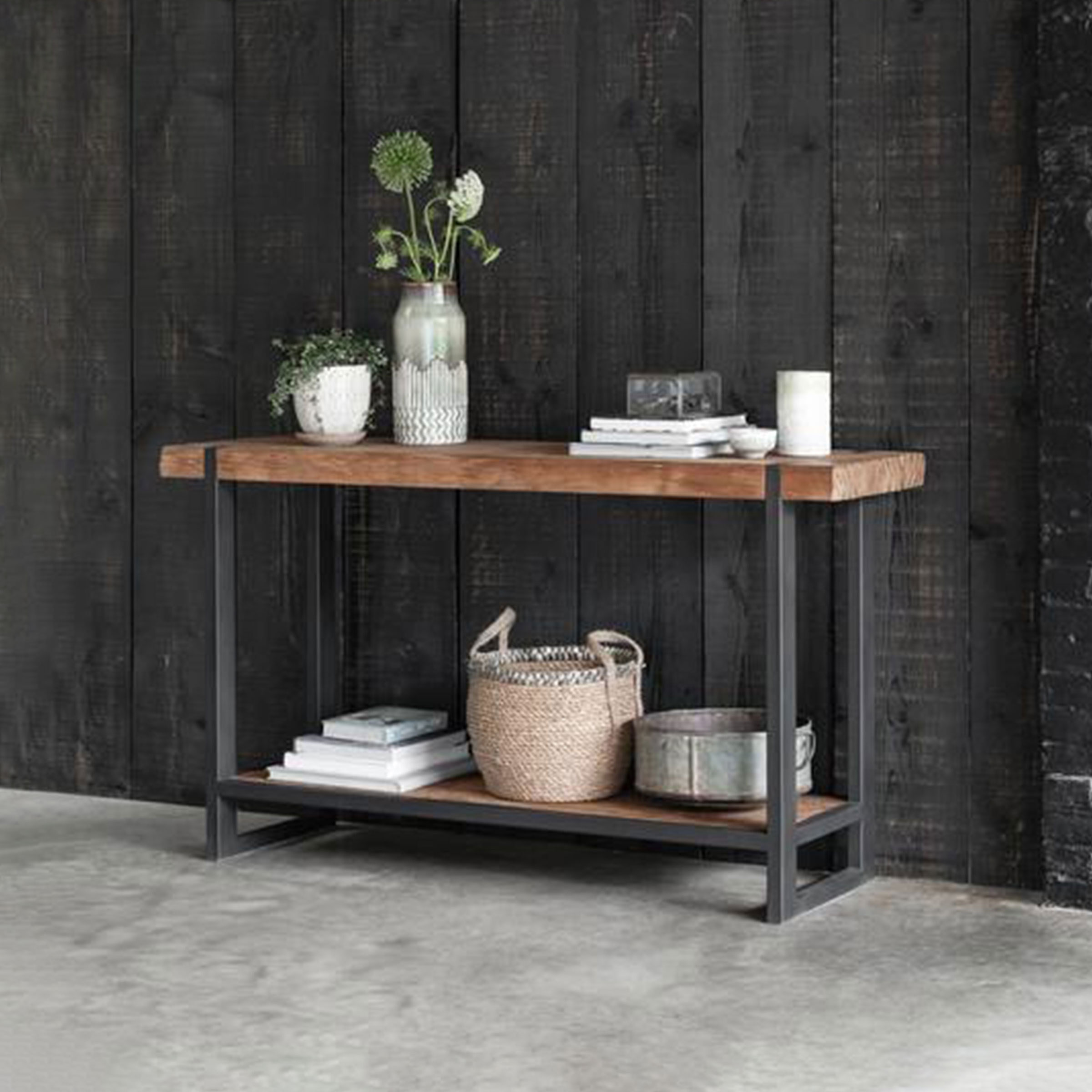 DTP Home Sidetable Beam Teakhout