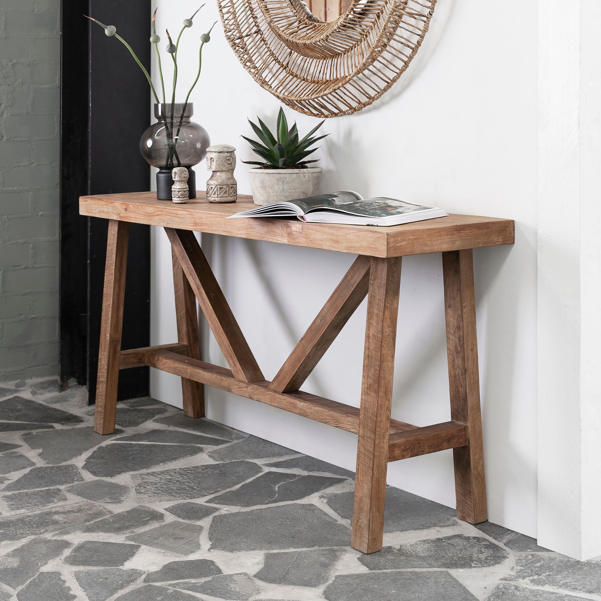 DTP Home Sidetable Monastery Teakhout