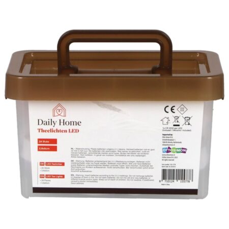 Daily Home Led Theelicht 24 Stuks | Daily home