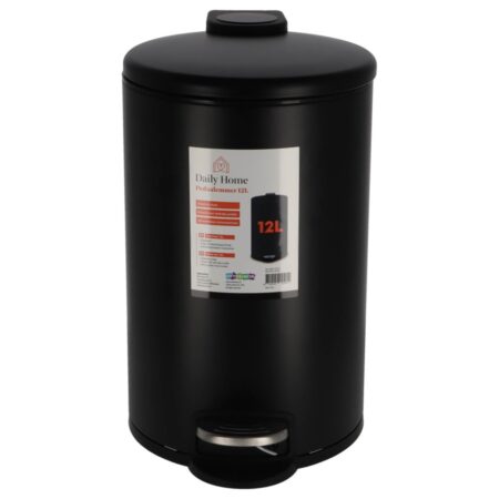 Daily Home Pedaalemmer 12l Zwart | Daily home