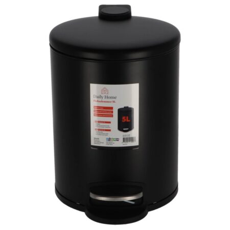 Daily Home Pedaalemmer 5l Zwart | Daily home
