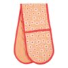 Daisy Flowers Dubbel Ovenwant Oranje 18x85 Cm |