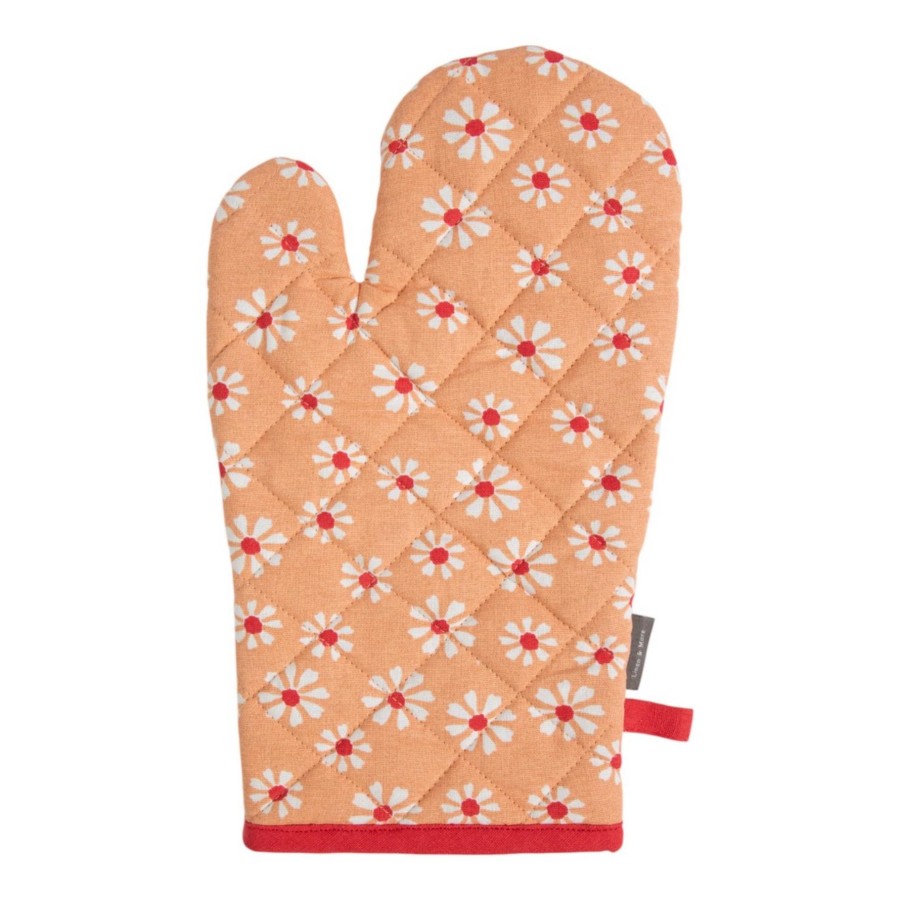 Daisy Flowers Ovenwant Oranje 18x33 Cm |