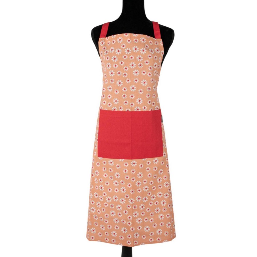 Daisy Flowers Schort Oranje 75x90 Cm |
