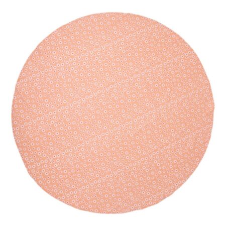 Daisy Flowers Tafelkleed Textiel Oranje Rond 160cm |