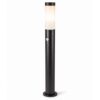 Dally LED Sokkellamp Zwart L - Bewegingssensor - Schemerschakelaar - E27 fitting - IP44 Waterdicht - 110 cm - padverlichting - Staande buitenlamp | HOFTRONIC