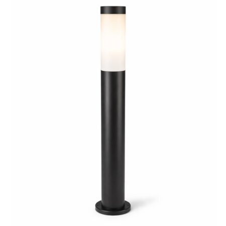 Dally LED Sokkellamp Zwart M - E27 fitting - IP44 Waterdicht - 80 cm - tuinverlichting - padverlichting - Staande buitenlamp | HOFTRONIC