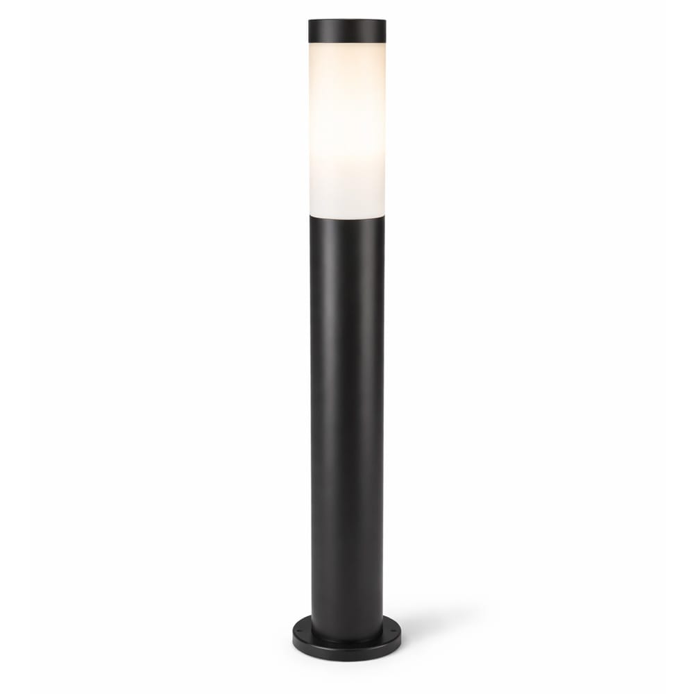 Dally LED Sokkellamp Zwart M - E27 fitting - IP44 Waterdicht - 80 cm - tuinverlichting - padverlichting - Staande buitenlamp | HOFTRONIC