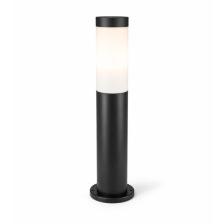 Dally LED Sokkellamp Zwart S - E27 fitting - IP44 Waterdicht - 45 cm - tuinverlichting - padverlichting - Staande buitenlamp | HOFTRONIC