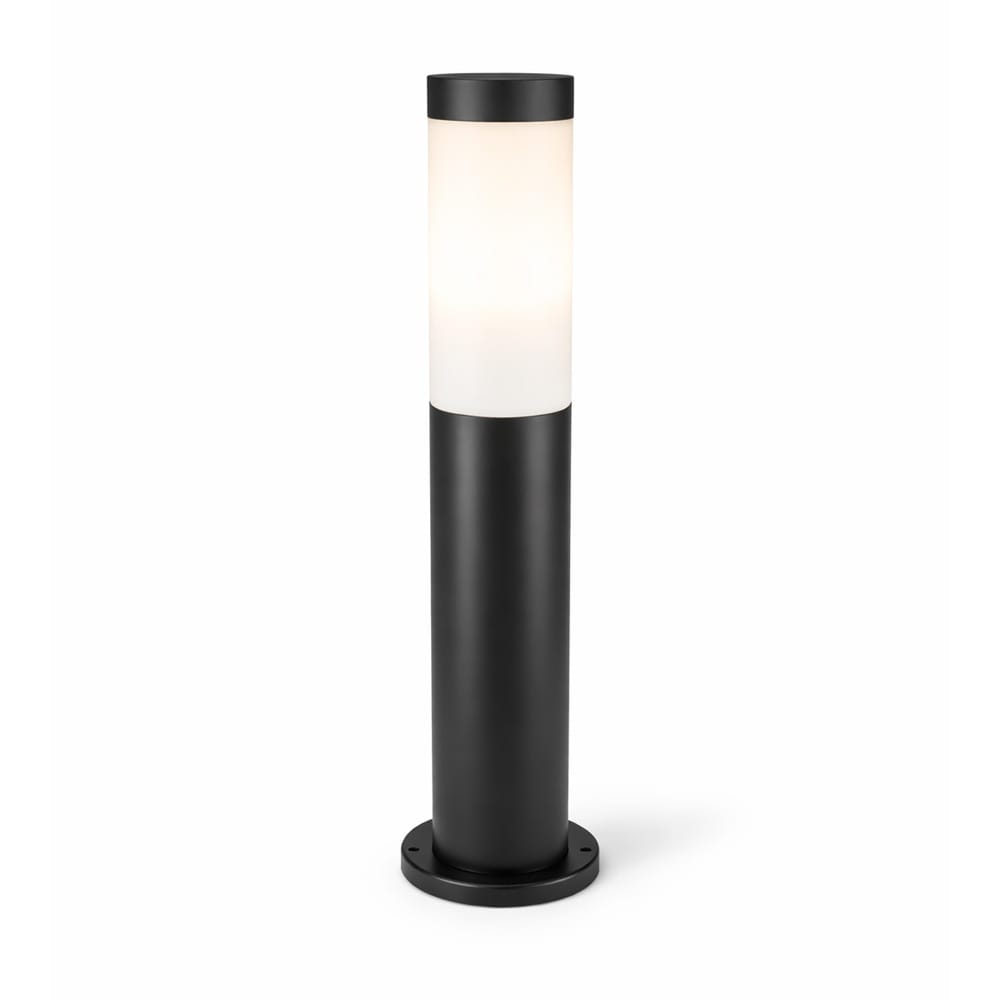 Dally LED Sokkellamp Zwart S - E27 fitting - IP44 Waterdicht - 45 cm - tuinverlichting - padverlichting - Staande buitenlamp | HOFTRONIC