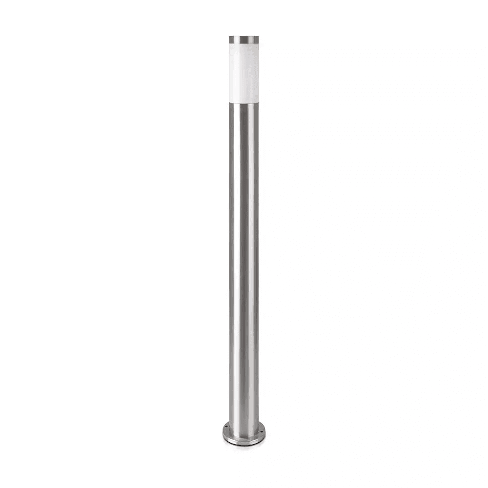 Dally XL LED sokkellamp - 110cm - IP44 waterdicht - E27 fitting - Buitenlamp - Padverlichting - RVS - Staande buitenlamp | V-TAC