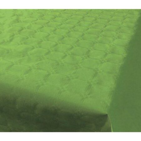 Damast tafelkleed papier 118cmx8m groen | Damast