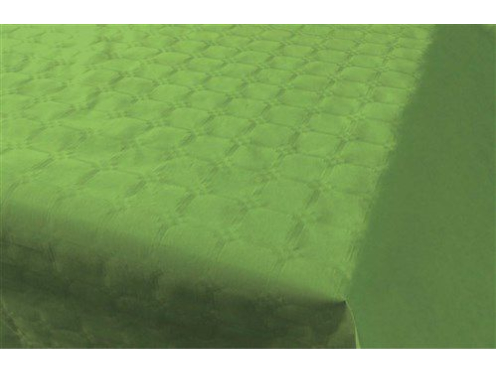 Damast tafelkleed papier 118cmx8m groen | Damast
