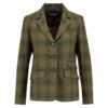 Dames Blazer Carlby Arabesque/ brown | Barbour