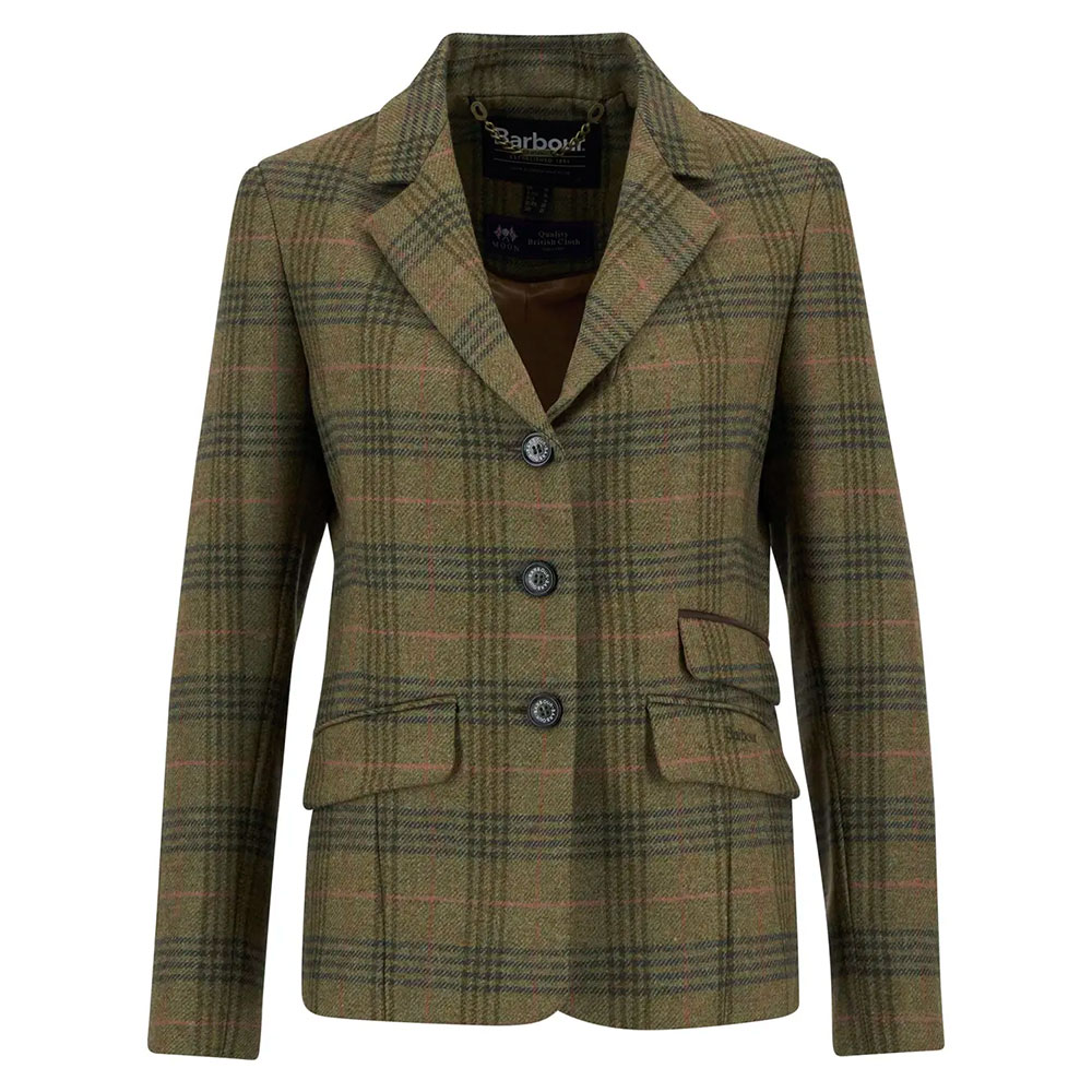 Dames Blazer Carlby Arabesque/ brown | Barbour