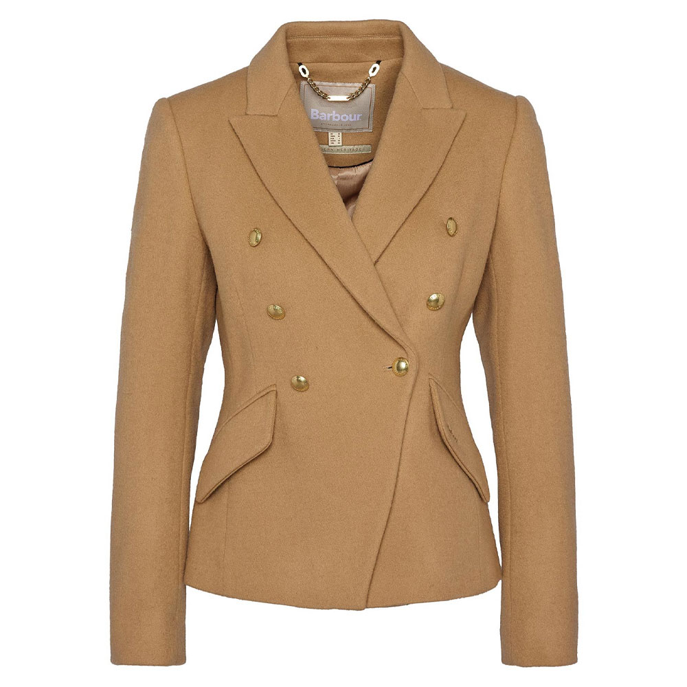 Dames Blazer Darly Military Camel/Hessian | Barbour