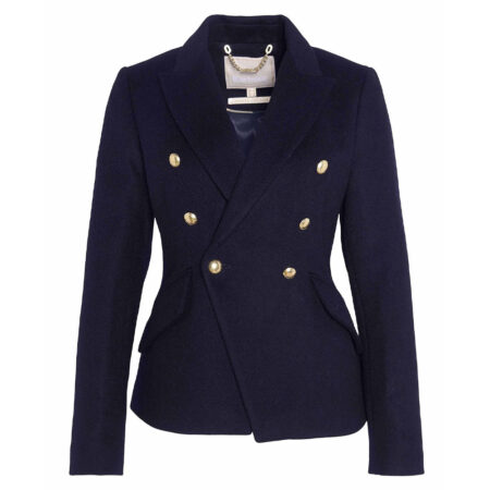 Dames Blazer Darly Military Dk Navy | Barbour