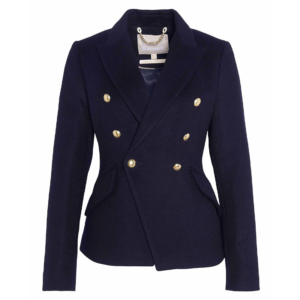 Dames Blazer Darly Military Dk Navy | Barbour