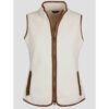 Dames Bodywarmer Fleece Burford Winter Pearl | Barbour