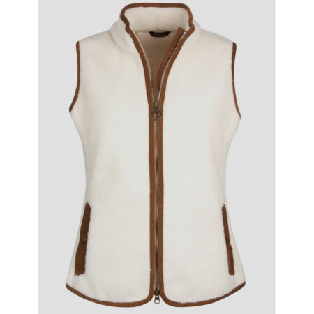Dames Bodywarmer Fleece Burford Winter Pearl | Barbour