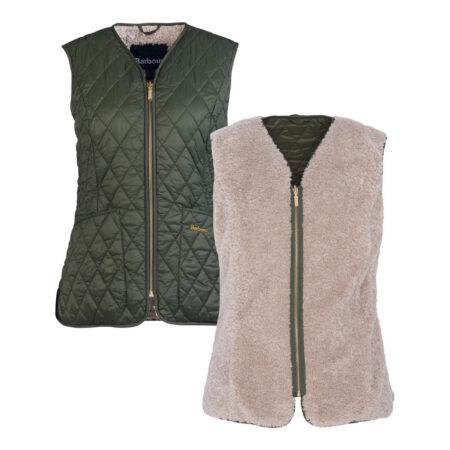 Dames Bodywarmer Markenfield Olive Natural | Barbour