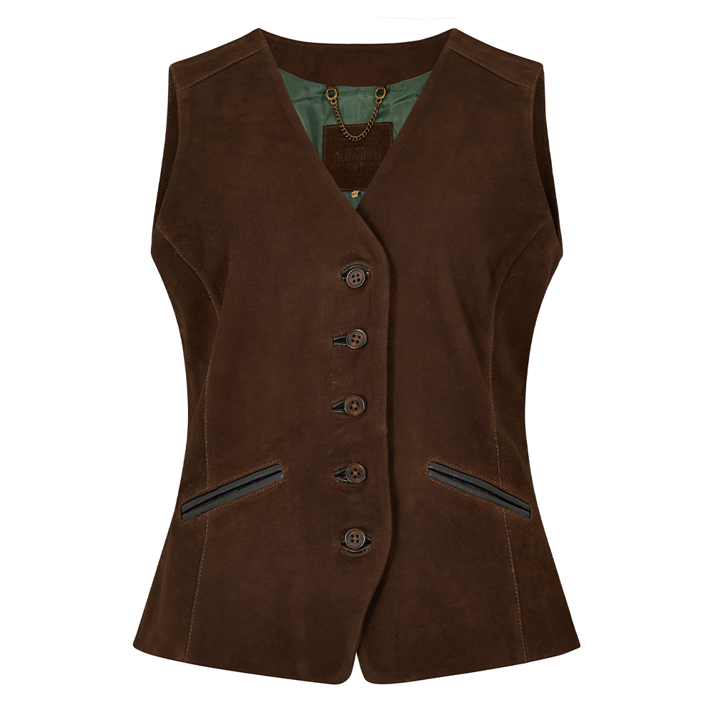 Dames Gilet Greville Walnut | Dubarry