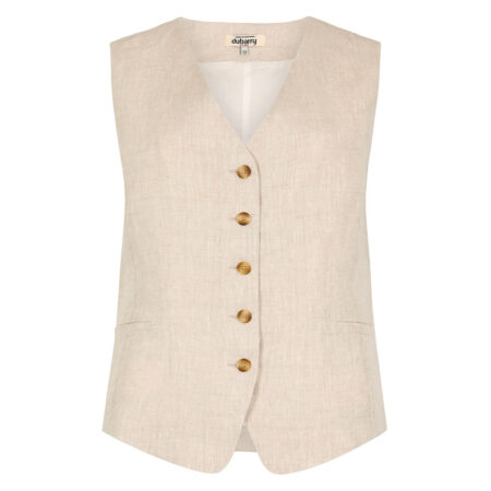Dames Gilet Killaloe Oatmeal | Dubarry
