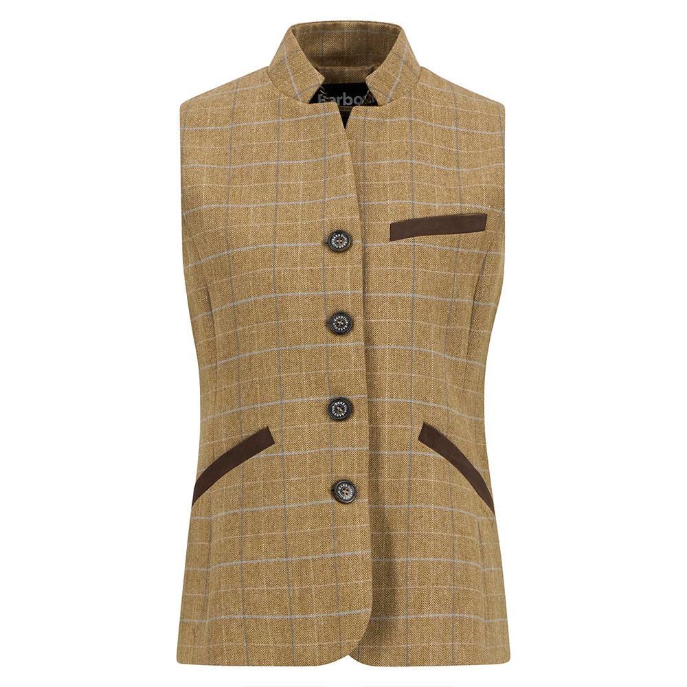 Dames Gilet Petunia Soft Blue | Barbour