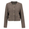Dames Jasje Corina Collarless Brown | Barbour