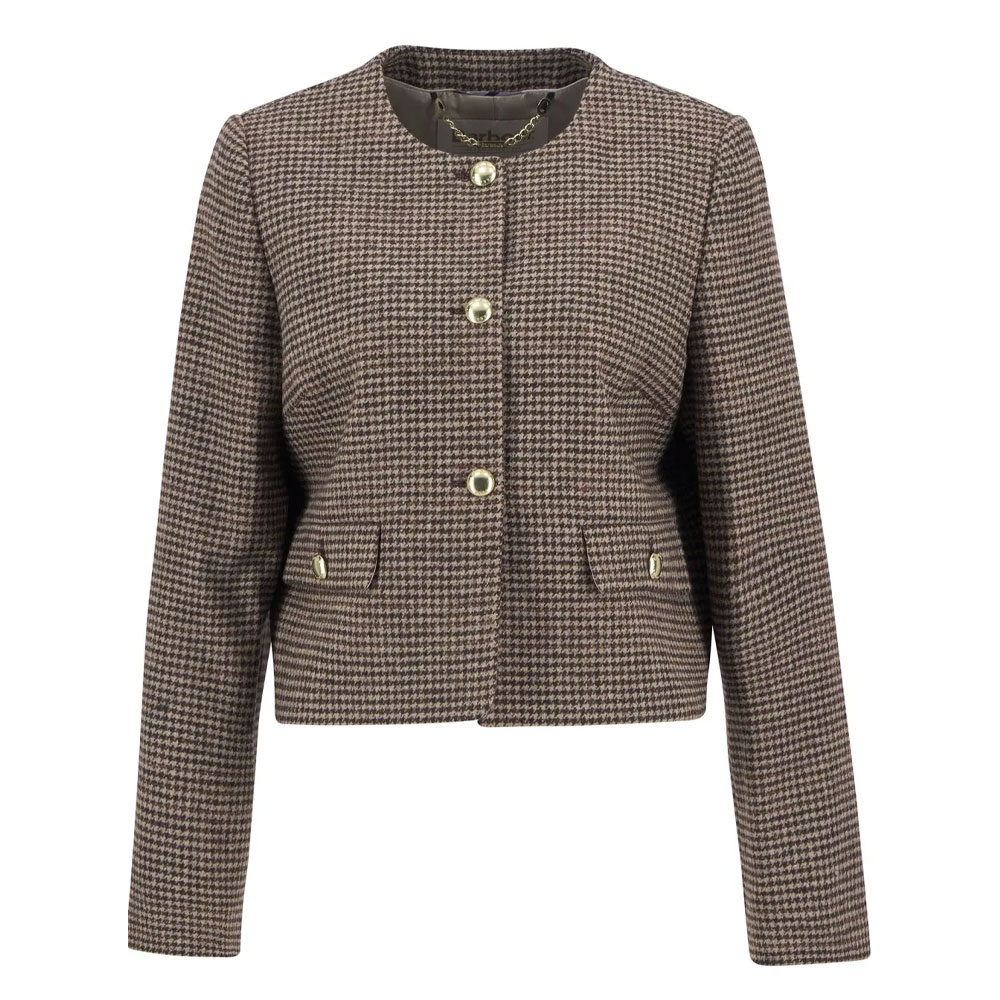 Dames Jasje Corina Collarless Brown | Barbour