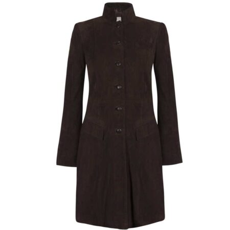 Dames Long coat brown | Anna Lascata
