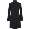 Dames Long coat navy | Anna Lascata