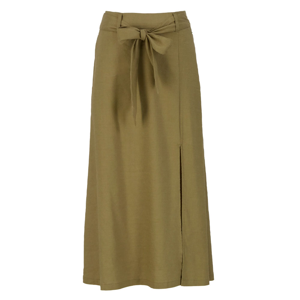 Dames Maxi rok Gabby Bleached Olive | Barbour
