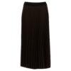 Dames Plisse Rok Chocolate | Signe Nature