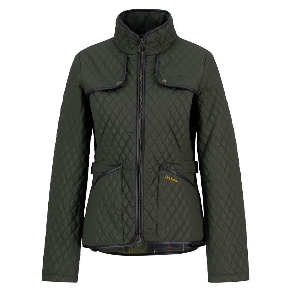 Dames Quilt Dahlia Olive | Barbour