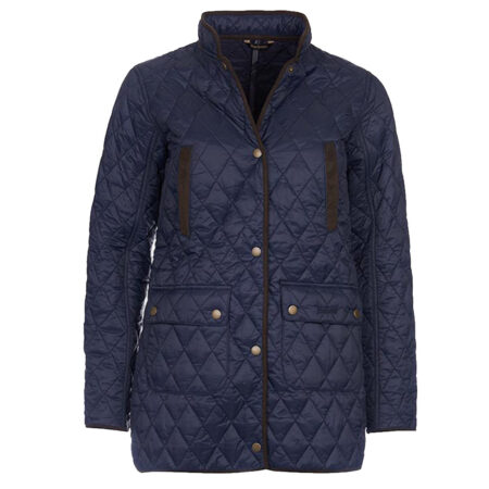 Dames Quilt Gladioulus Navy | Barbour