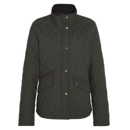 Dames Quilt Shoveler Country Winter Olive | Barbour