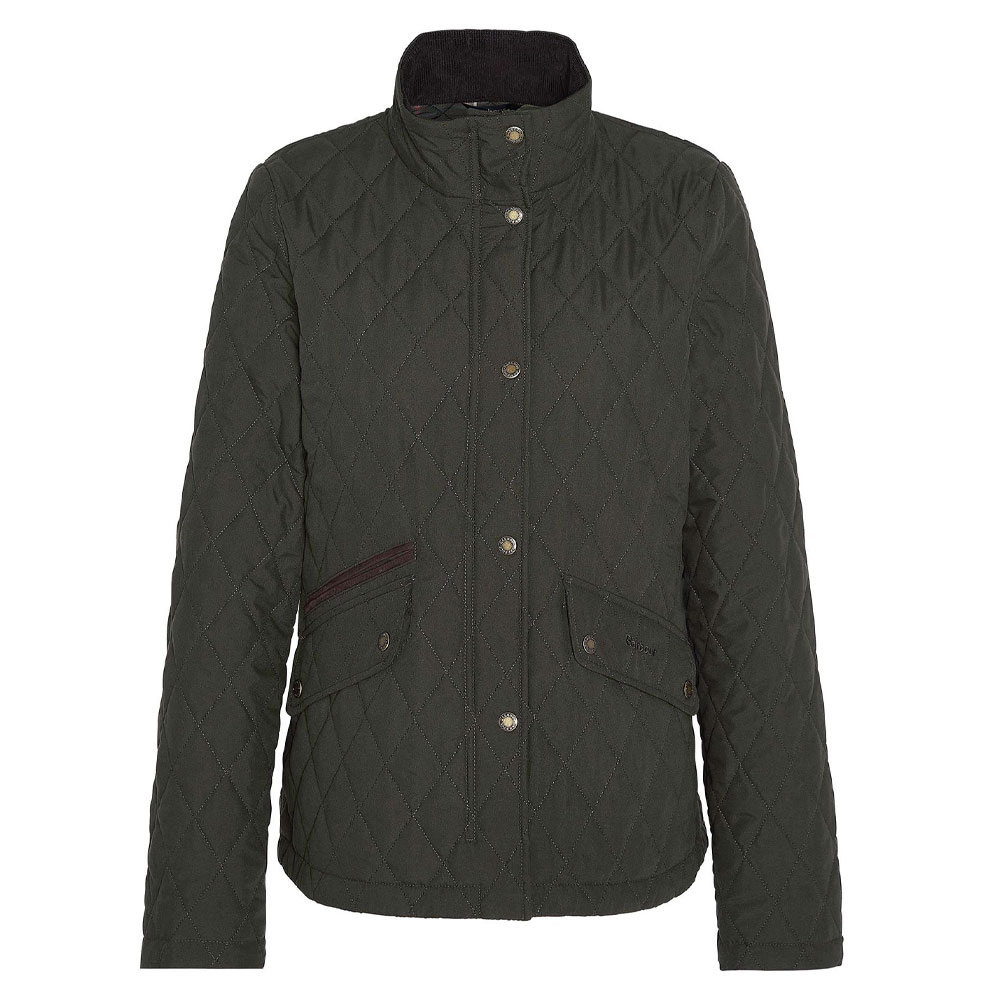 Dames Quilt Shoveler Country Winter Olive | Barbour