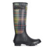 Dames Regenlaars Bede Black Classic Tartan | Barbour