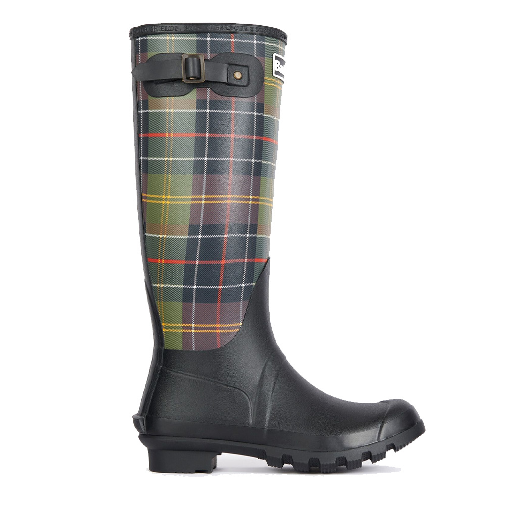 Dames Regenlaars Bede Black Classic Tartan | Barbour