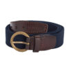 Dames Riem Leather Webbing Belt navy | Barbour