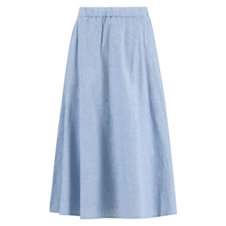 Dames Rok Midi Sutton Light Chambray | Barbour