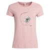 Dames T-shirt Bowland Pastel Pink | Barbour
