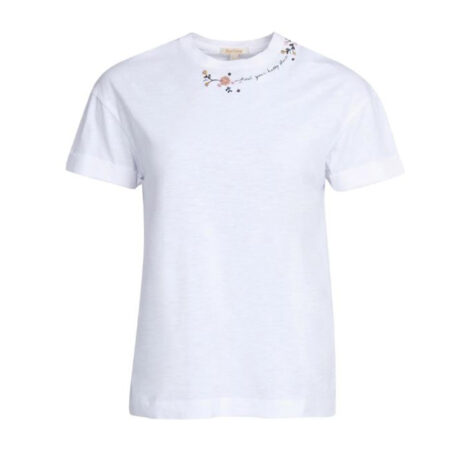 Dames T-shirt Granmoor white | Barbour