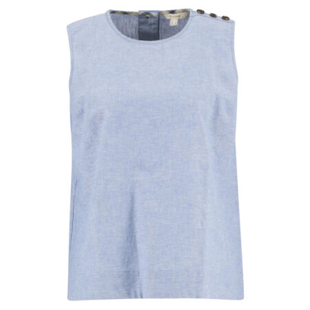 Dames Top Josie Light Chambray | Barbour
