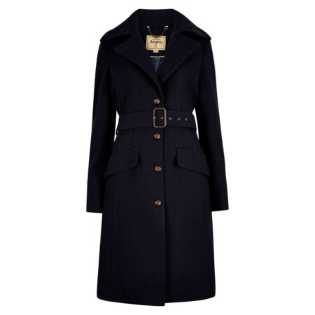 Dames Tweed Coat Brookvale French Navy | Dubarry