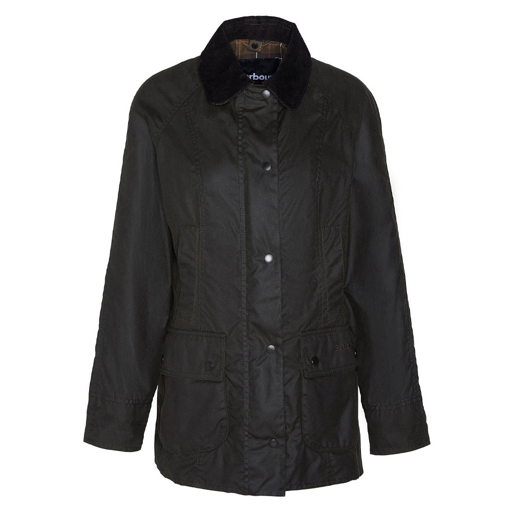 Dames Waxjas Classic Beadnell Olive | Barbour