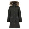 Dames Waxjas Durham City Parka Fern | Barbour